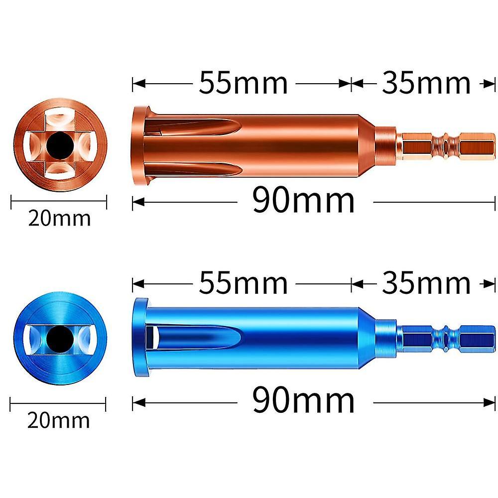 Wire Twisting Tools Hex Shank 1/4 Batch Head Connector And Cable Striper Wire Stripper And Twister,