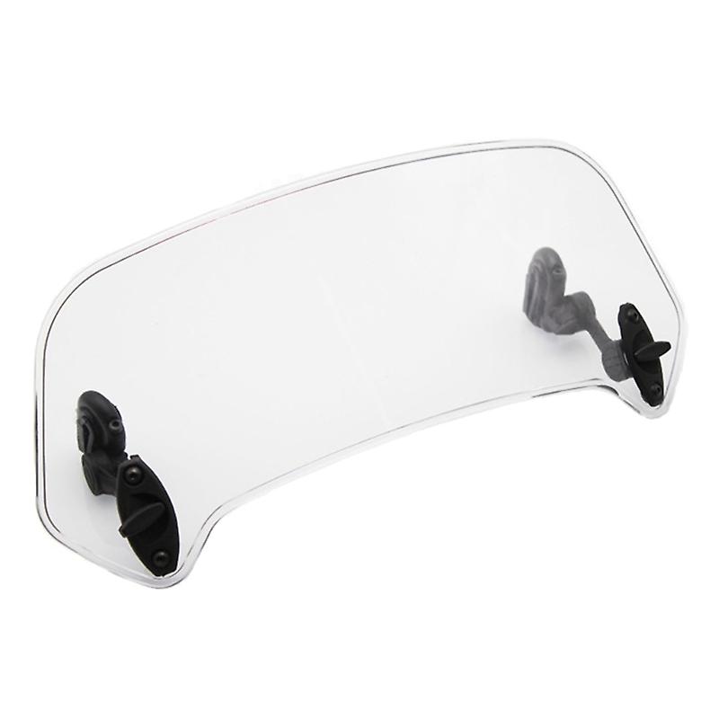 Motorcycle Risen Clip On Windscreen Windshield Extension Spoiler Air Deflector