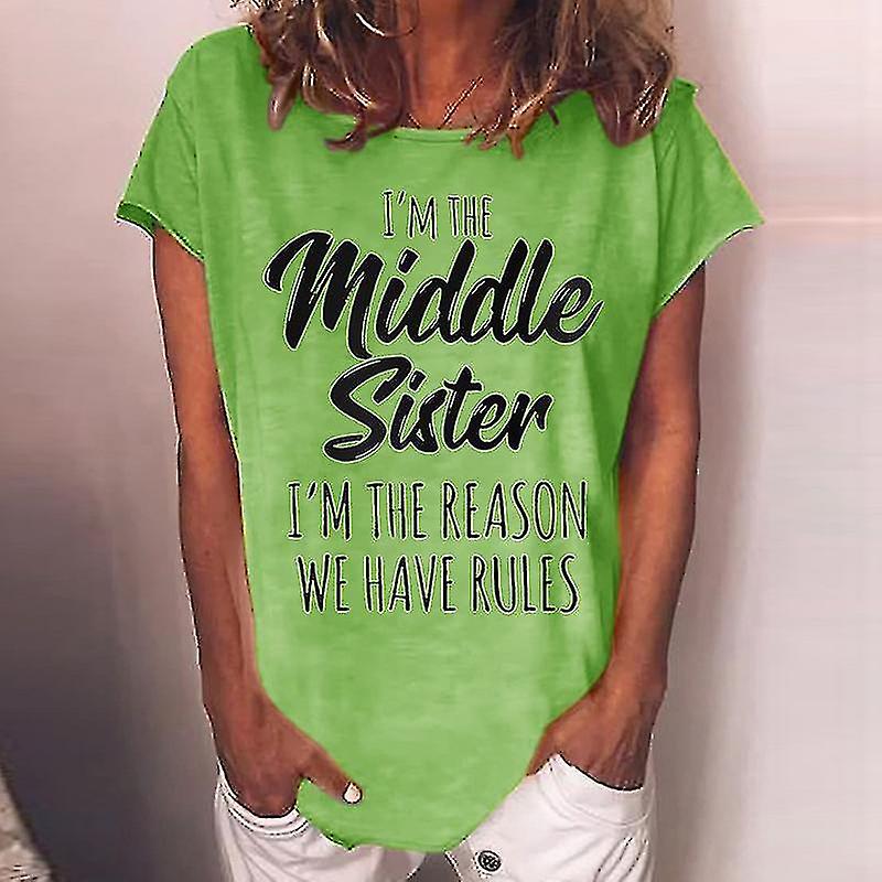 Kvinner Kortermet Bluser Casual Crew Neck Bluse