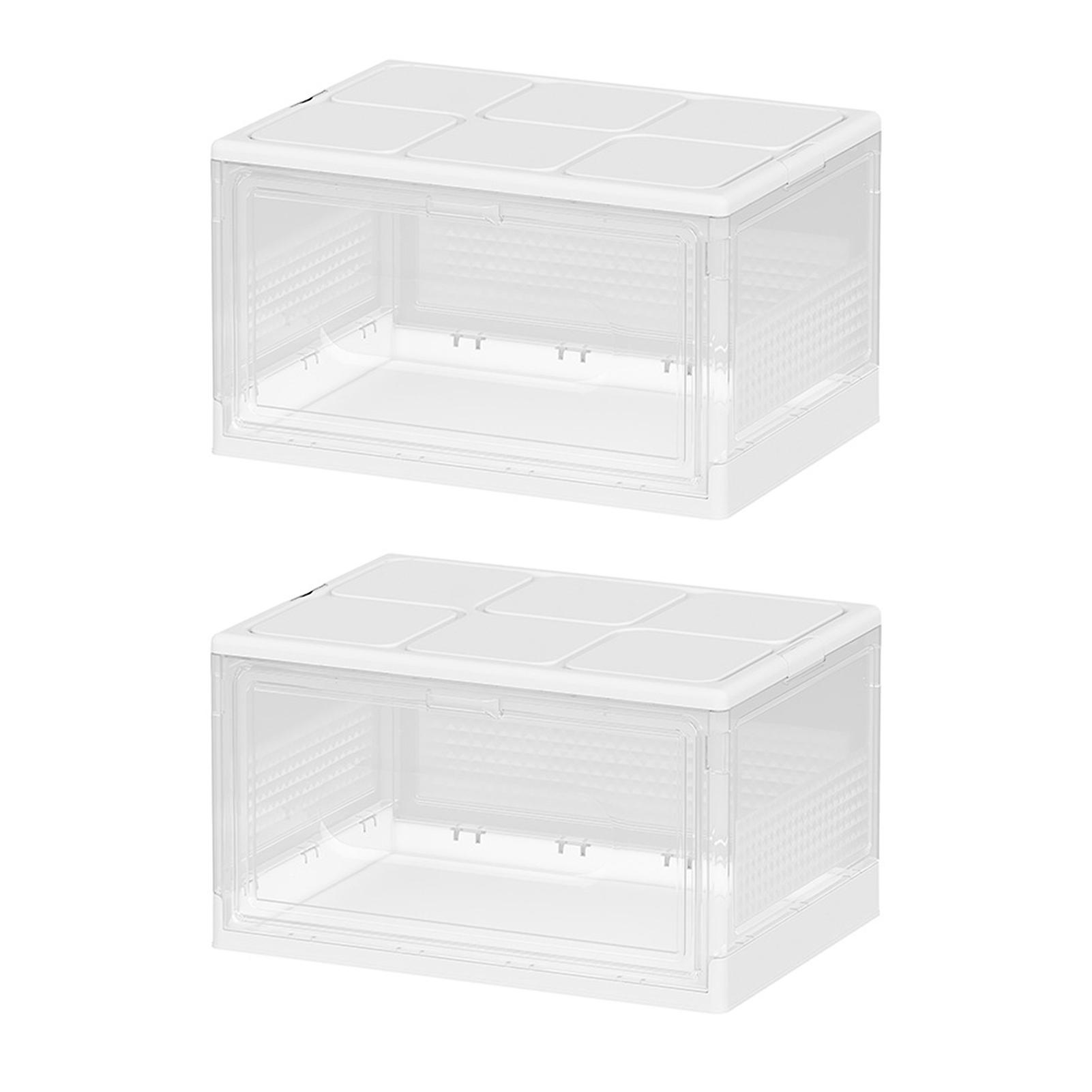 Clear Plastic Shoe Organizer Dustproof Flip Type Shoes Container