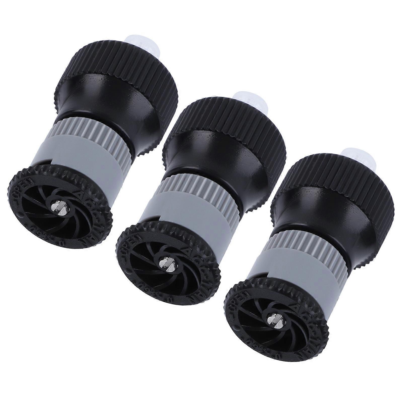 3pcs 360° Rotating Buried Spray Nozzle G1/2 Female Thread Adjustable Lawn Sprinkler for Lawn Yard Garden Planter