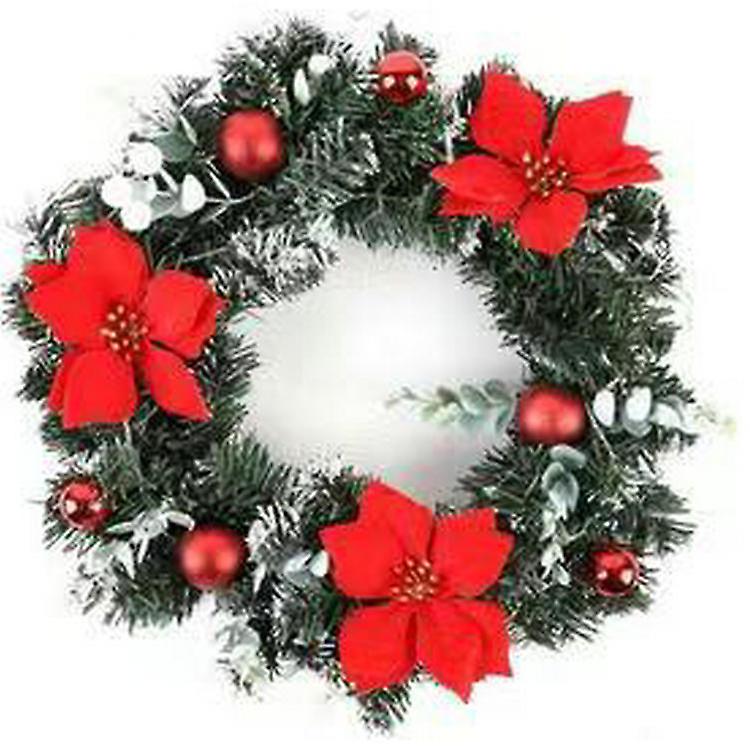 Christmas Gift Xmas Decorations Garland With Lights Scene Setting Supplies Vine Ring