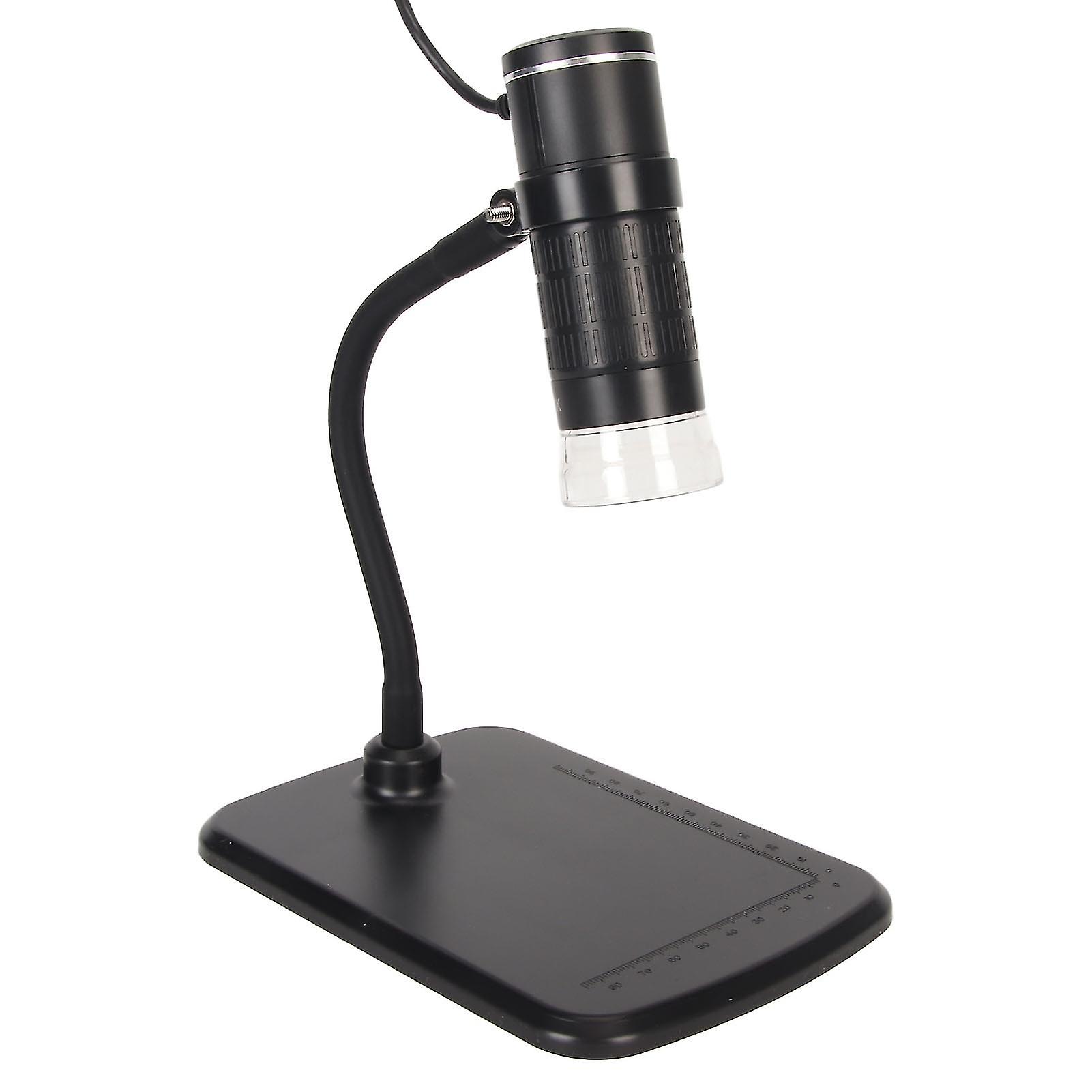 3 in 1 USB Digital Microscope with Stand 50 to 1000X 640x480 Handheld USB HD Inspection Camera for Android for Windows 