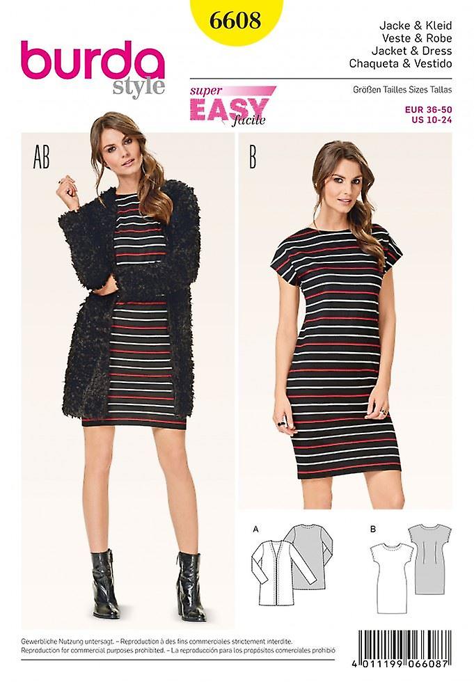 Burda Paper Sewing Pattern 6608