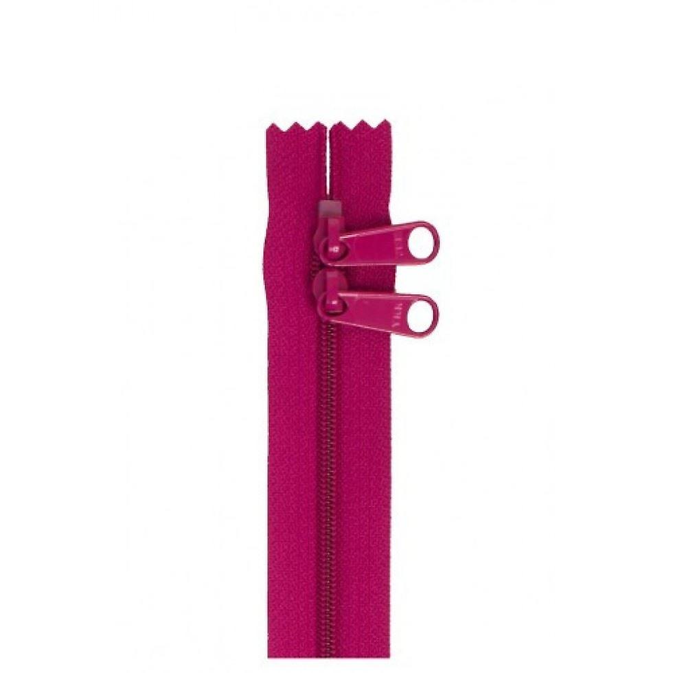 By Annie 2 Way Bag Zips Fastener Wild Plum - 75 cm - each