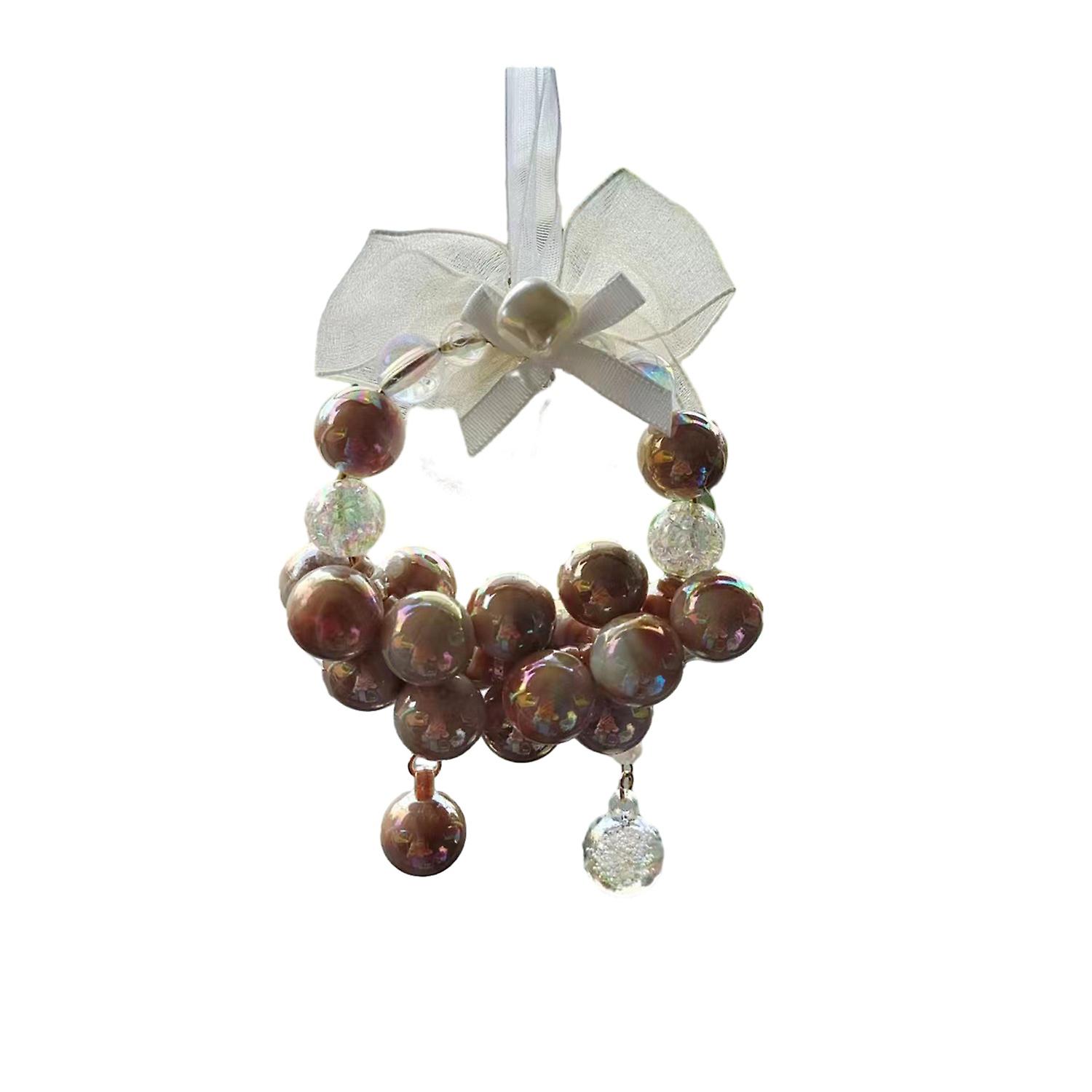 Hanging Decor Handmade Beading Fine Workmanship High Polished Multi-Purpose Car Decoration Pendant N
