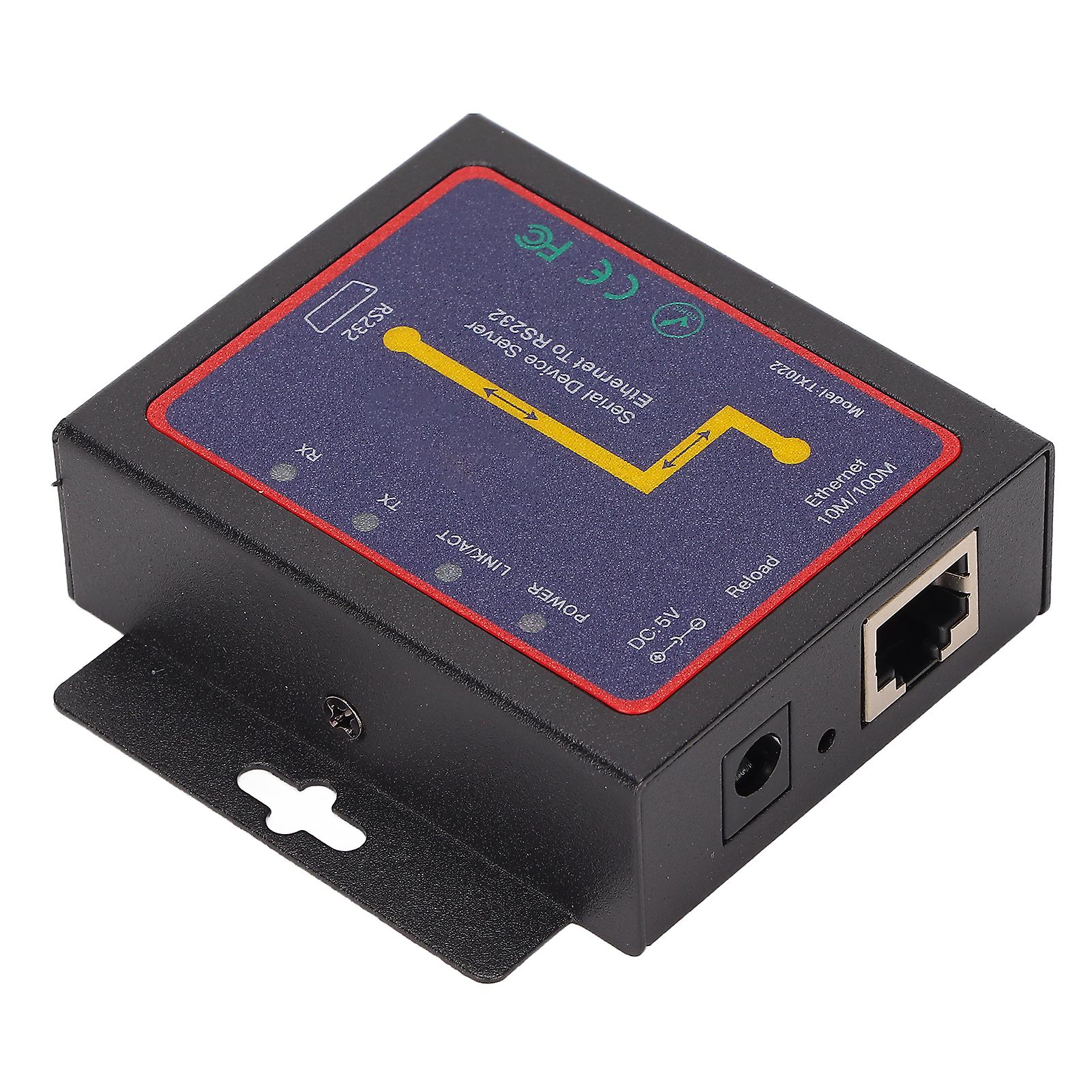 RS232 to RJ45 Converter 10/100M Data Rate 300bps to 230400bps Minus10℃ to 55℃ with IP210 Chipset for Windows Systems