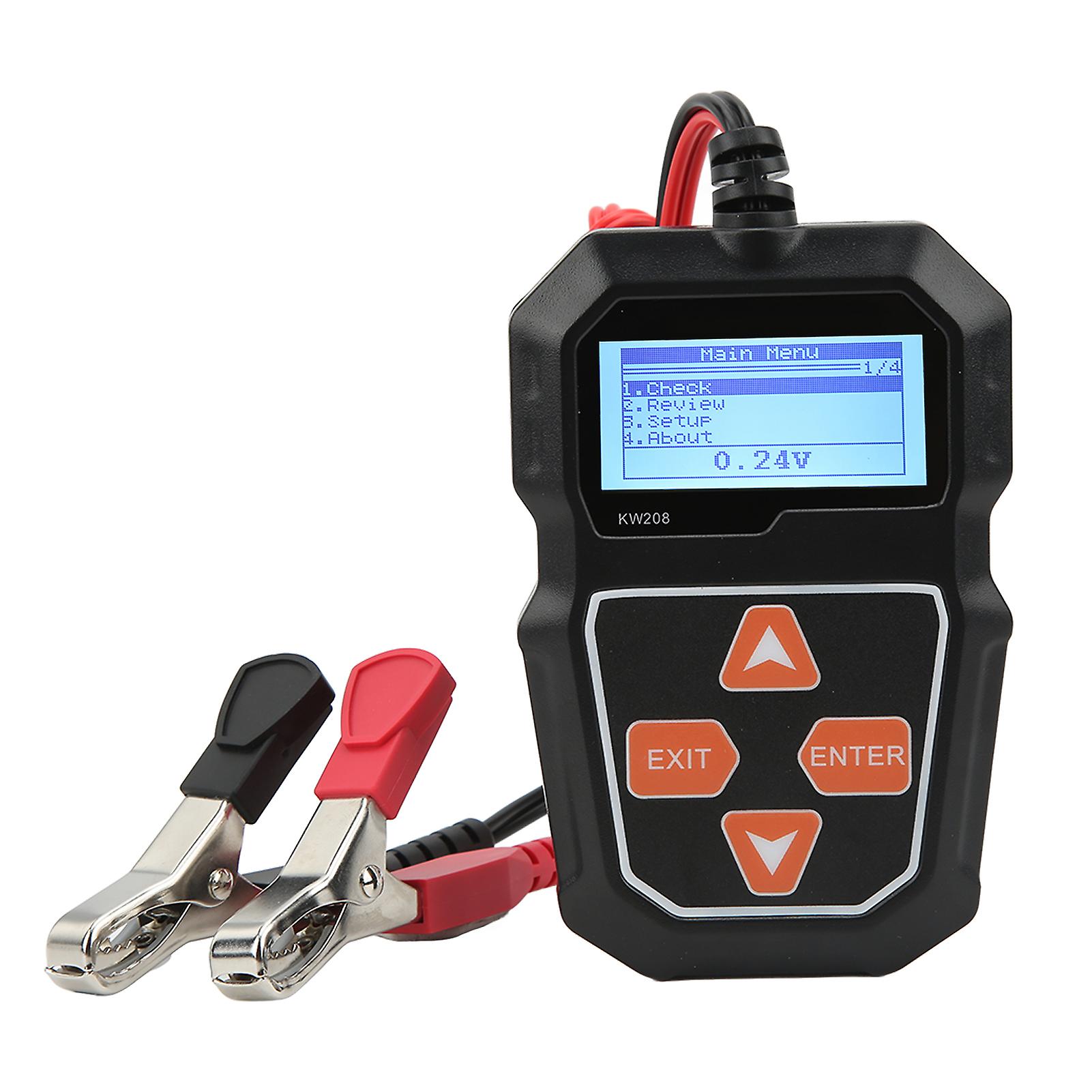 12V Car Battery Load Tester Digital Auto Battery Analyzer Automotive Alternator Tester for Truck SUV 