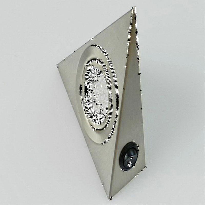 Led Triangle Light Under Cabinet Cupboard Kitchen Lamp Kits Cool/warm Light Illumination