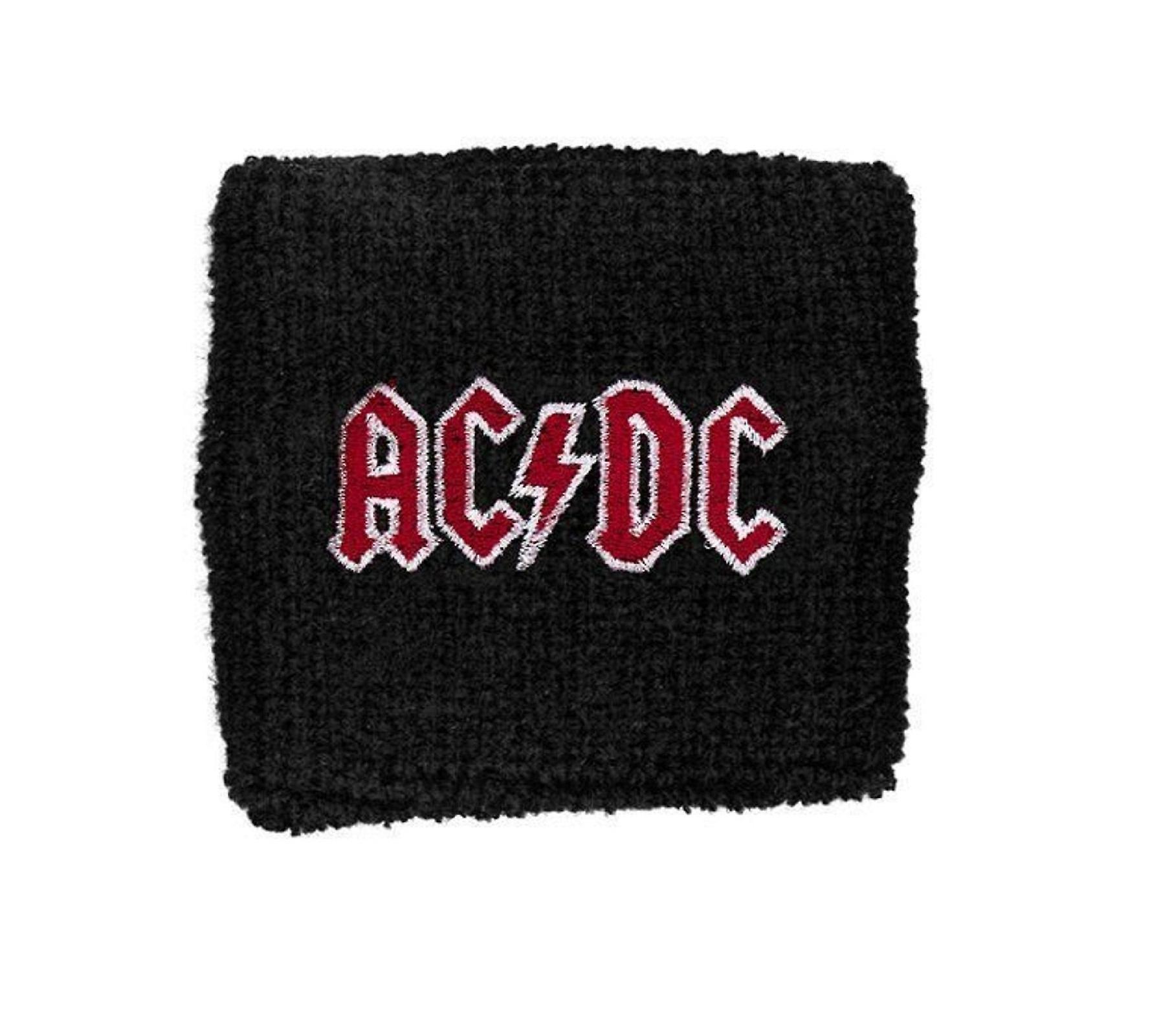 AC/DC 经典乐队标志新官方黑色棉汗带