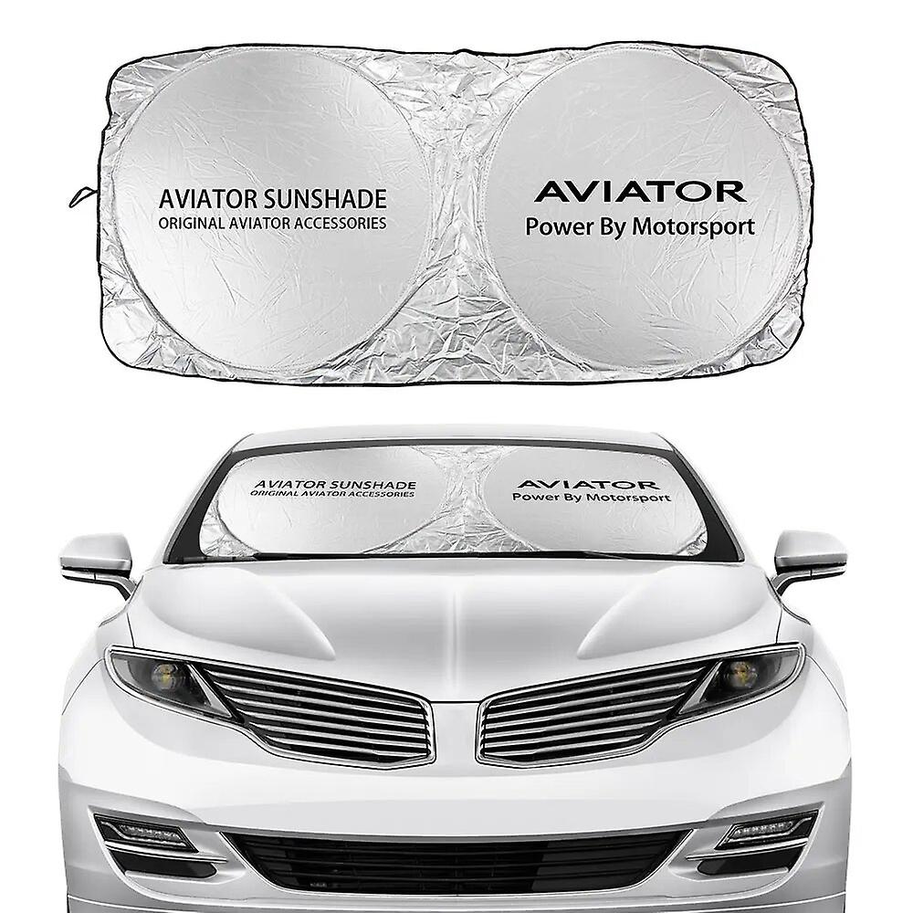 Visiera parasole per parabrezza auto per Lincoln AVIATOR Navigatore continentale MKZ MKT MKC MKS MKX Accessori auto Anti Riflettore UV ~ 24412