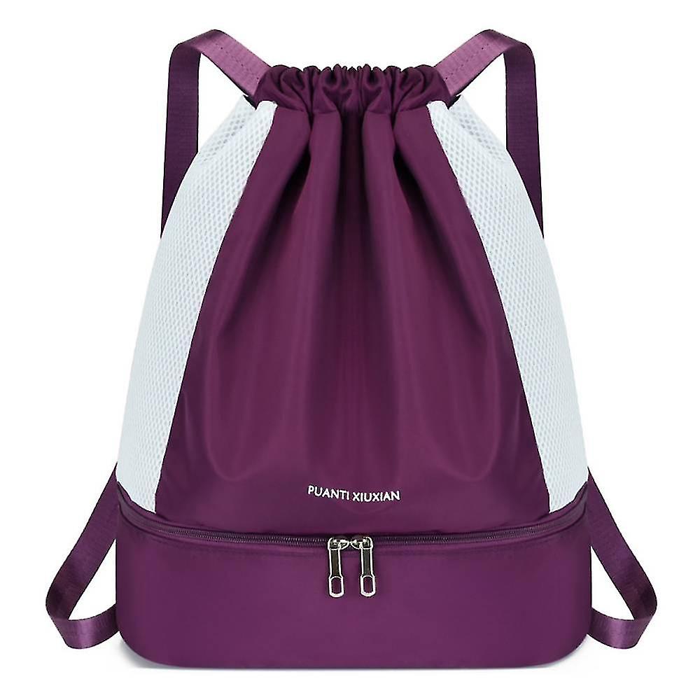 Dry And Wet Separation Shrinking Breathable Backpack, Fitness Swimming Large-capacity Simple And Ver