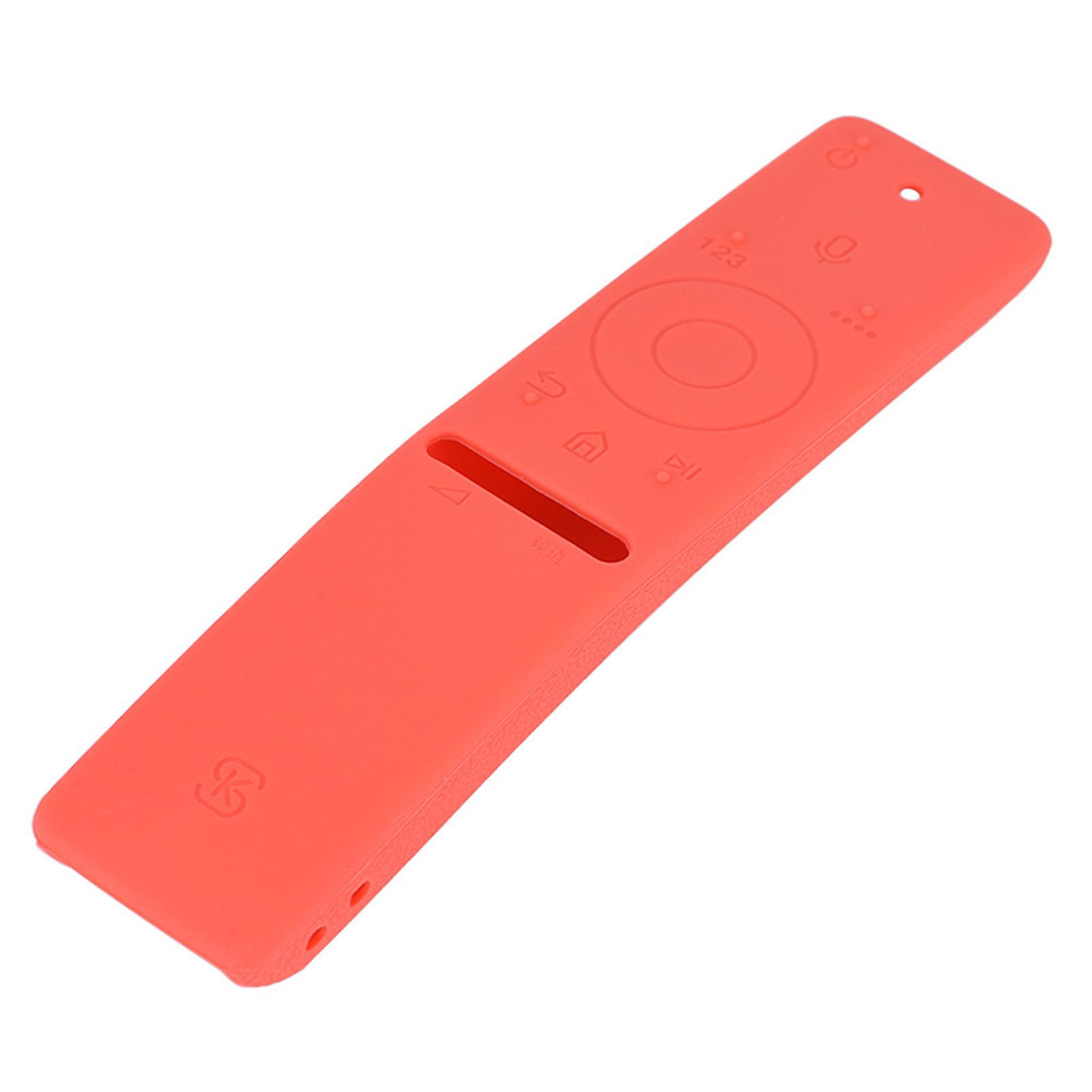 Soft Silicone Rubber Dustproof Protective Case Cover for Samsung TV Remote Controller Red