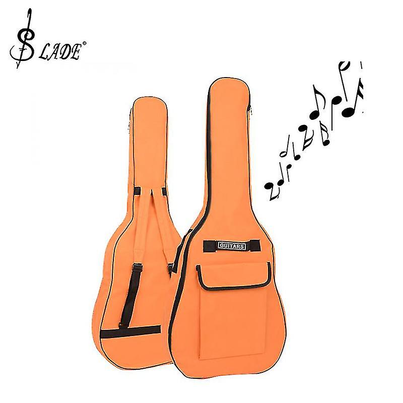 40/41 Tum Oxford Tyg Akustisk Gitarr Gig Bag Mjukt Fodral Dubbla axelremmar Vadderad Gitarr Vattentät Ryggsäck