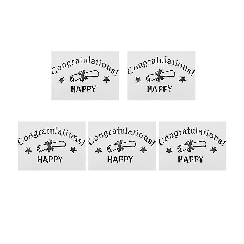 5pcs Graduation Sticker