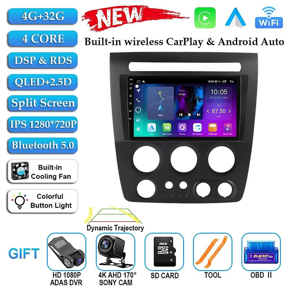 Android 13 Autoradio Multimedia Video Player Navigation GPS für Hummer H3 1 2005 - 2010 Carplay Qled Screen Bt No 2DIN 2 Din Dvd