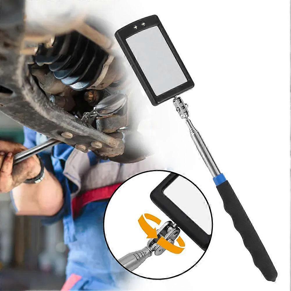 LED Telescopic Inspection Mirror 360 Rotating Mechanics Car