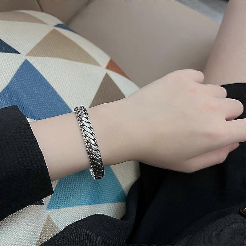 Classic Chain Silver  Flat Chain Bracelet