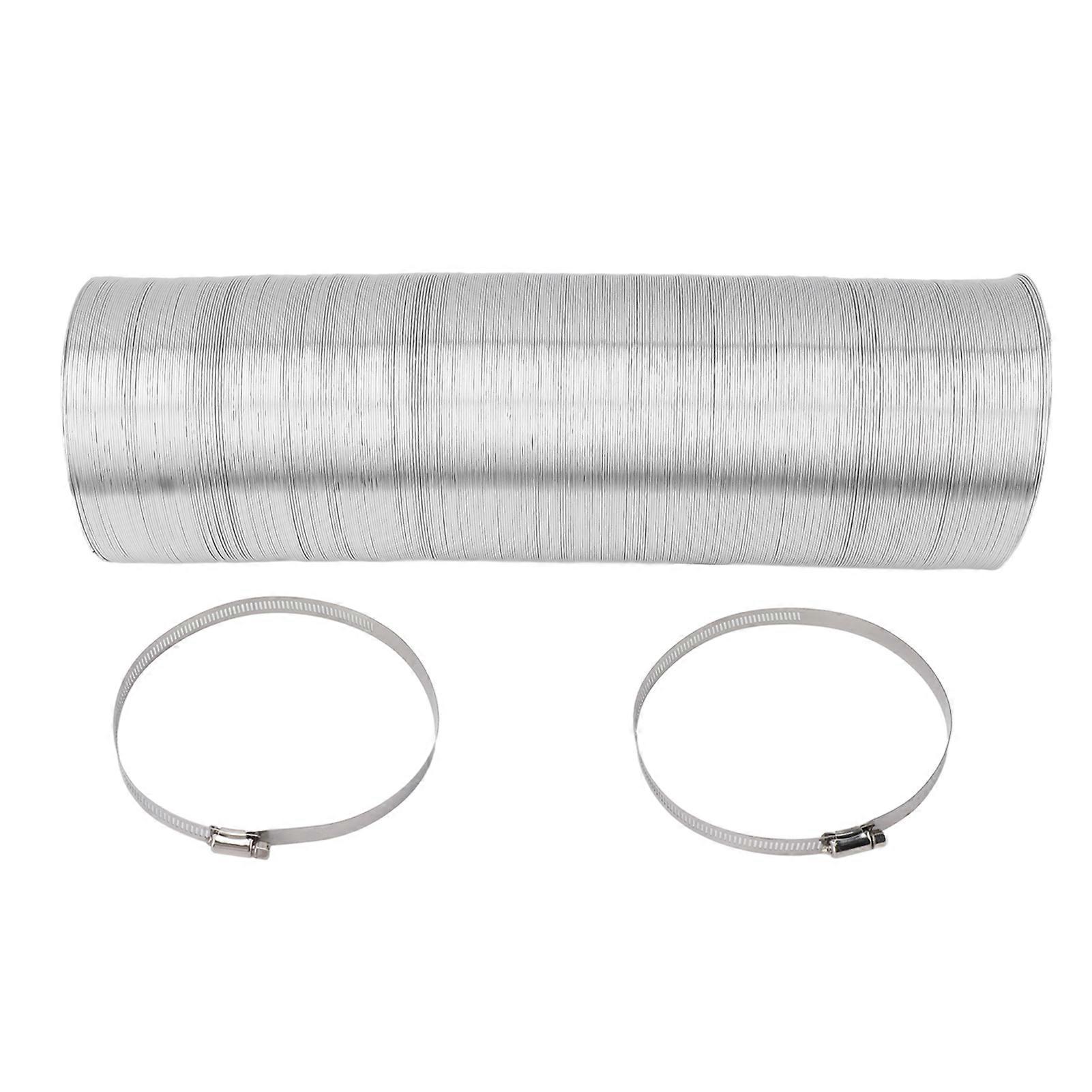 6インチフレキシブルダクトホース 4層フレキシブルホイルダクト ドライヤーエアベントホース HVAC換気用 10m/33フィート