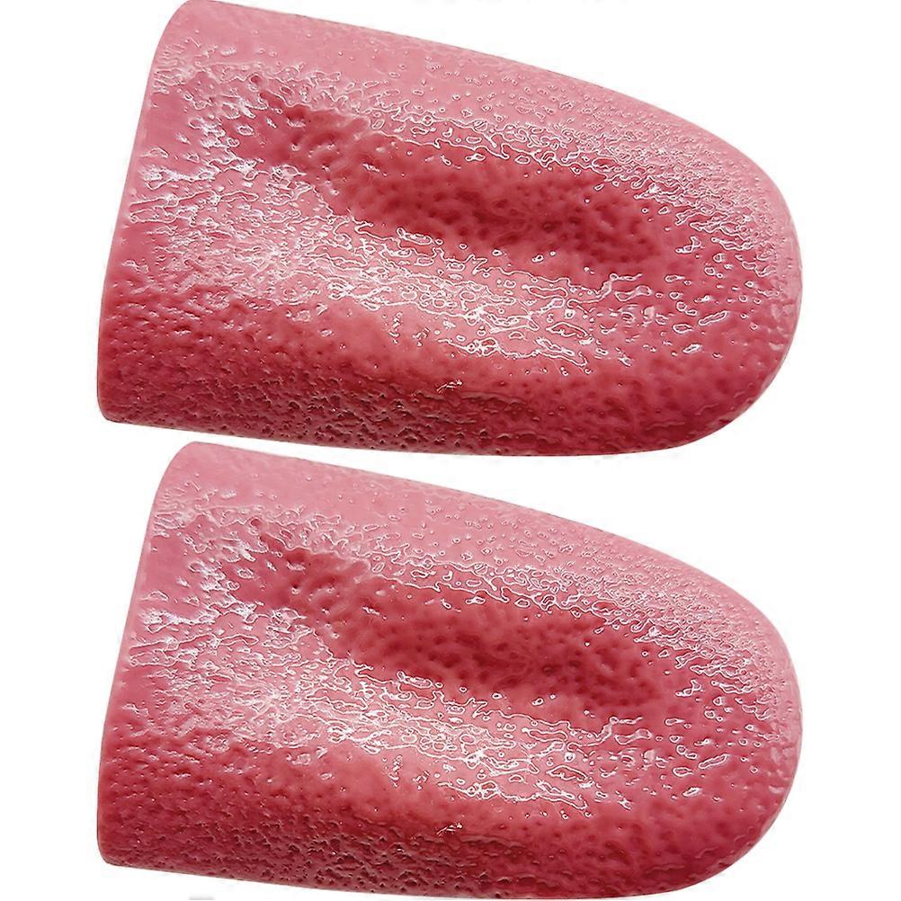 2pcs Fake Tongue Models Realistic Tongue Decorations Fool's Day Tongue Props