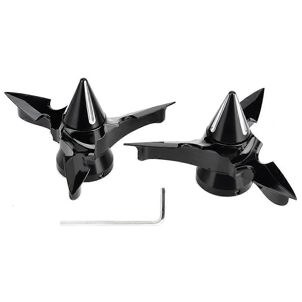 Motorcycle Spinning Front Axle Cap Nut Cover for Softails Electra Road Glides