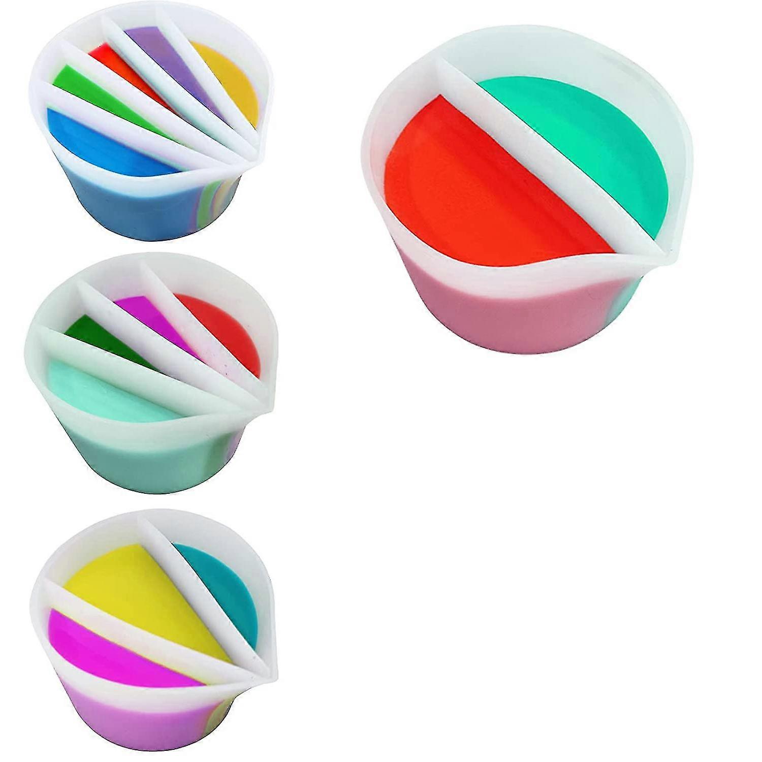Split Cup For Paint Pouring Fluid Art Painting Diy Silicone Split Cups