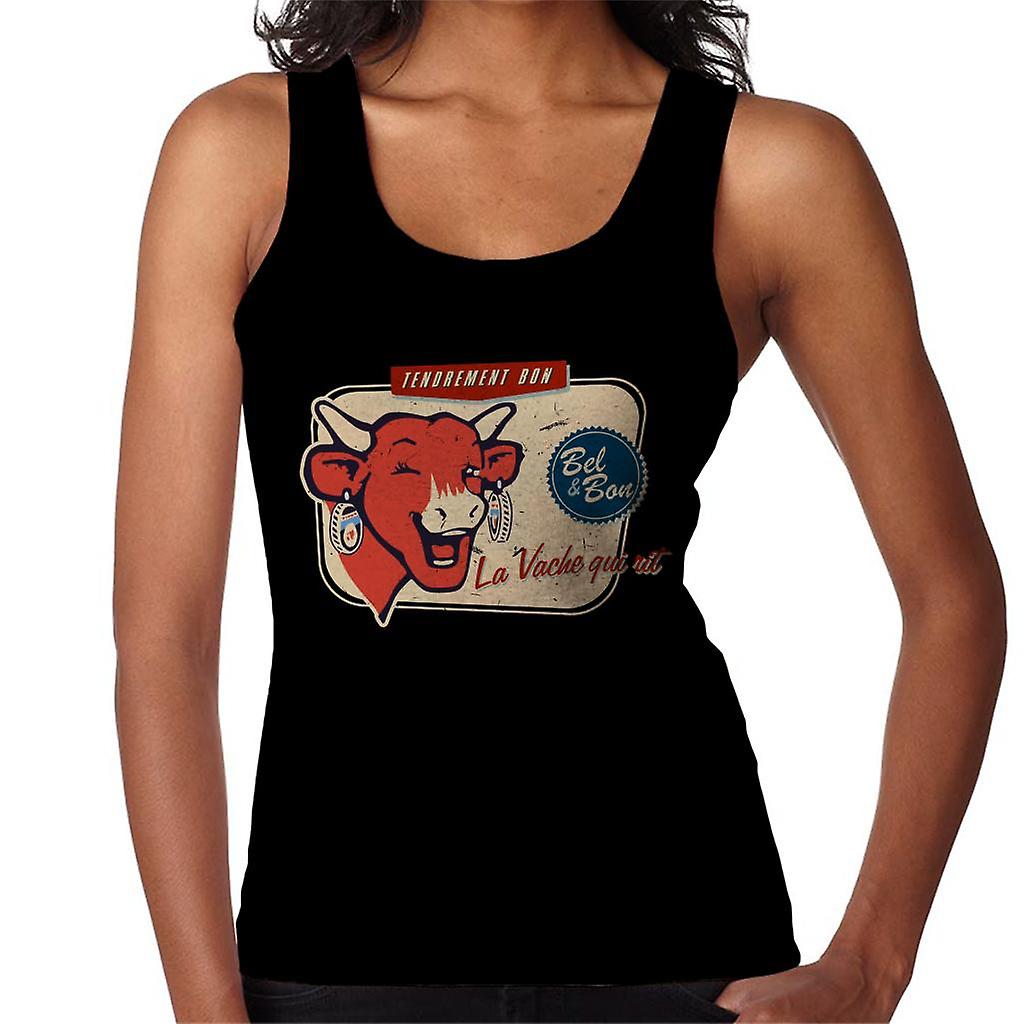 The Laughing Cow La Vache Qui Rit Retro Distressed Women's Vest