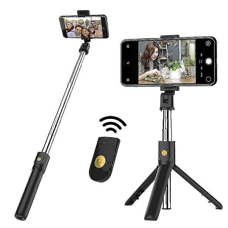 SELFIESHOW K07 Wireless Bluetooth Selfie Stick Foldable Mini Tripod Expandable Monopod with Remote C