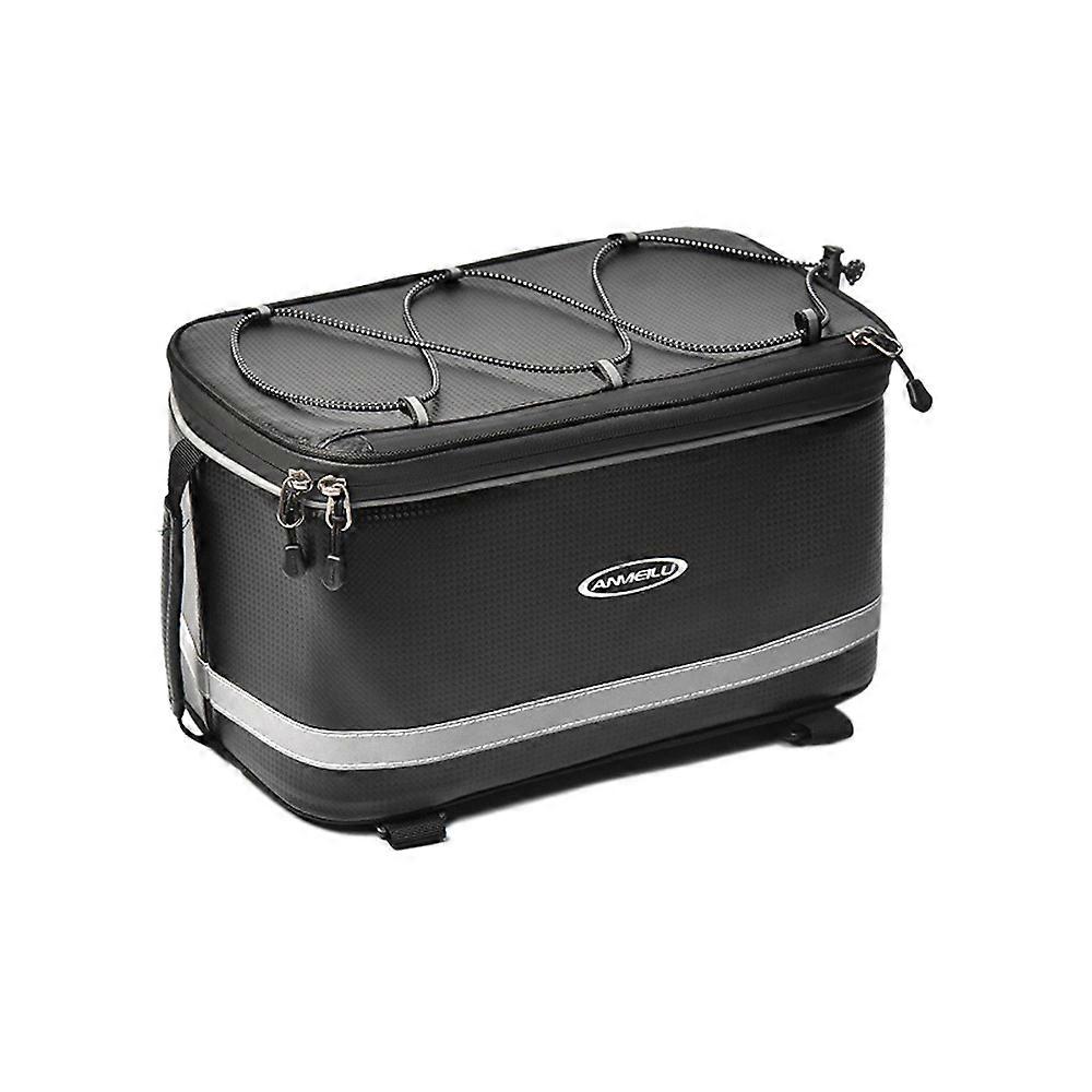 12L Bicycle Packing Bag Bicycle Bag Hard Shell Waterproof Large Capacity Back Seat Bag Cycling Ele