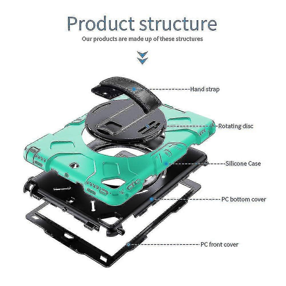 العشب الأخضر مناسبة لأبل ايباد 9.7 2018 سيليكون قرص واقية القضية ايباد اير2 حالة واقية