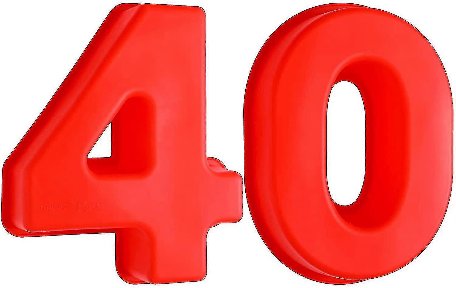 Cake Molds Silicone Baking Molds For 40 Numbers, 3d Large Silicone Baking Cake