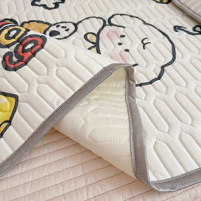 Baby Natural Latex Thick Cooling Mat Matress Pad Soft Air-Permeable Cold Summer Mat