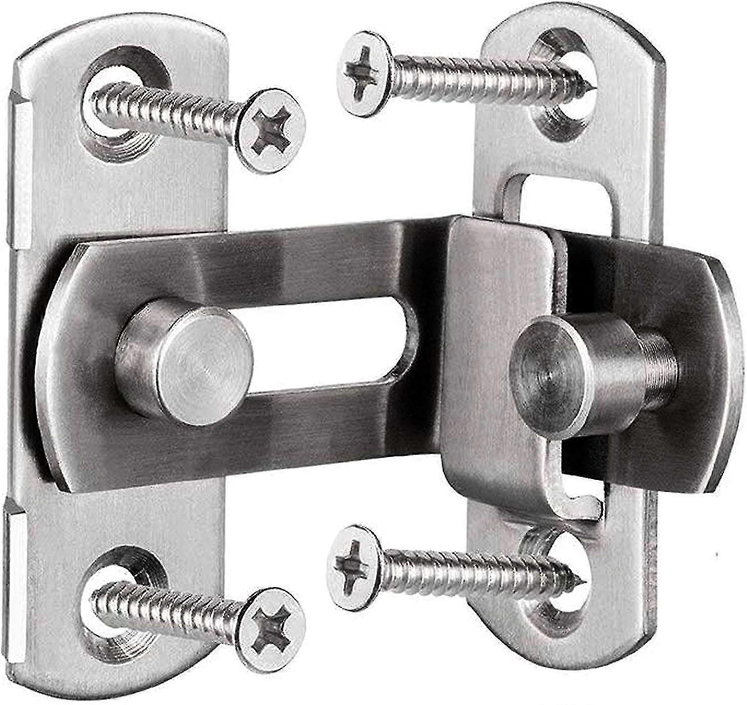 2 Large 90 Degree Right Angle Door Latch Buckles Curved Latch Bolts Sliding Latch Lever Bolts For Doors And Windows