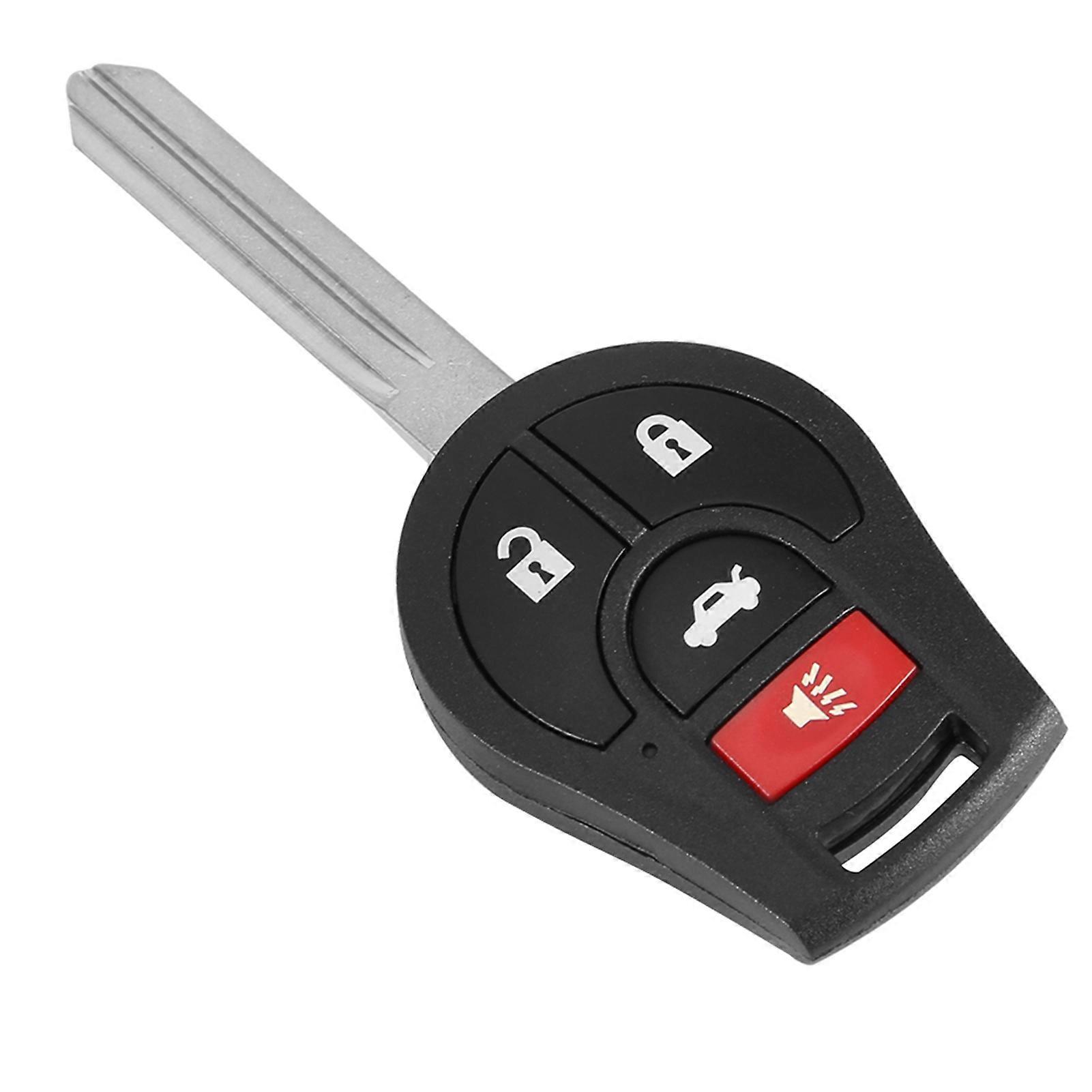 4 Button Remote Car Key with 46 Chip Fit for Nissan Vers 2013-2017