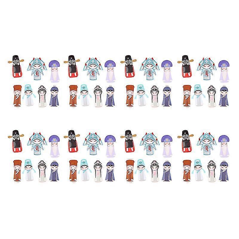 8 sets peking opera bookmark chinese style classical elements bookmark mini bookmark (7pcs/1 set)