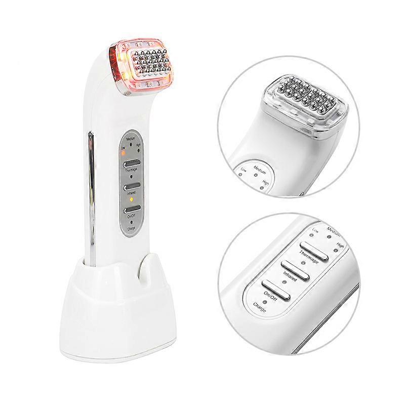Radio wave massager, thermal beauty device, red light micro current facial lift and tightening