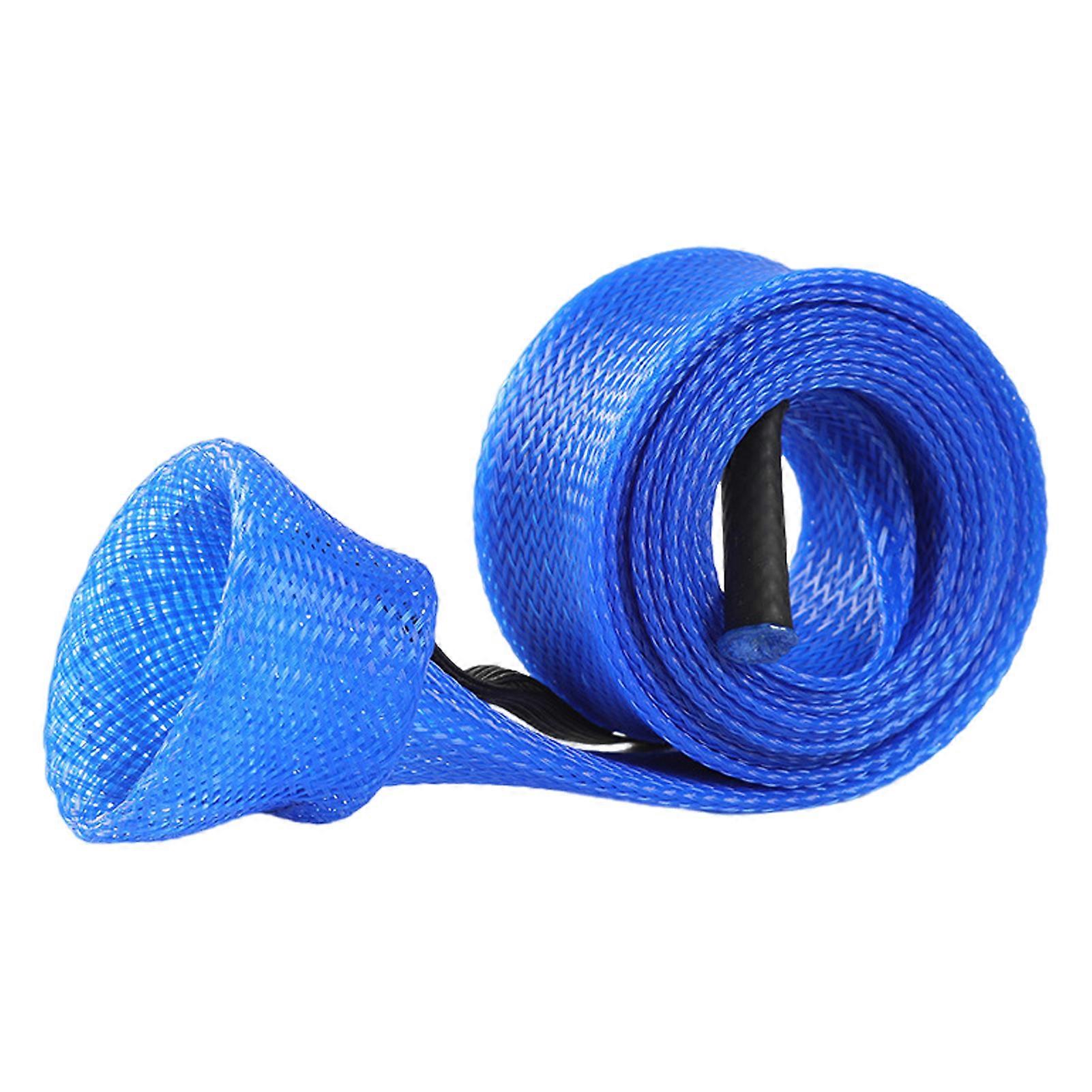 170CM Fishing Rod Sleeve with Capped Tip Stretch Breathable Mesh PET Lightweight Foldable Fishing Pole Protector Fishing Accessories