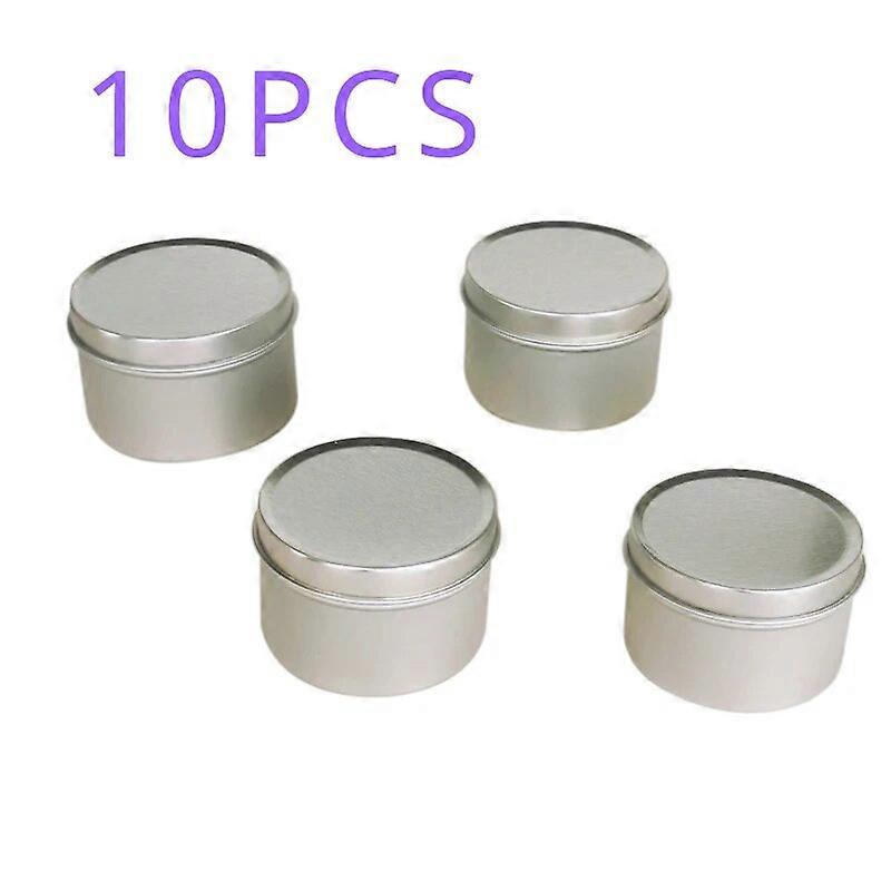 Silver Scented Candle Jar 10pcs