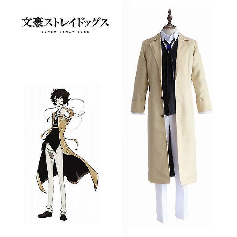 Dazai Osamu Cosplay Bungou Stray Dogs Japaneses Anime Costume