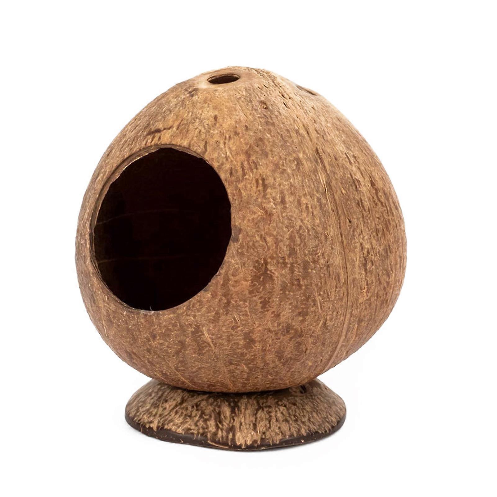 Hamster House Bite-resistant Natural Coconut Shell Guinea-pig Hamster Hideout House Toy Pet Supplies