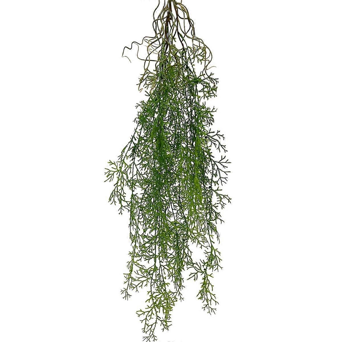 Simulation of Hanging Green Vines and Green Grass False Vines Ivy Hanging Green Plants Garden Wall