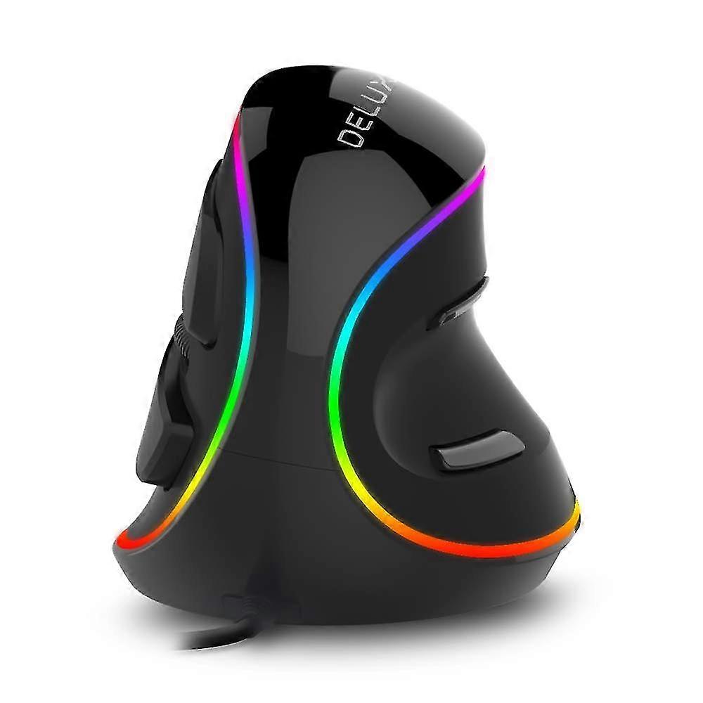 Vertical Mouse, Ergonomic Mouse 6 Buttons, Detachable Wrist Rest, Optical Mouse For Laptop, Pc