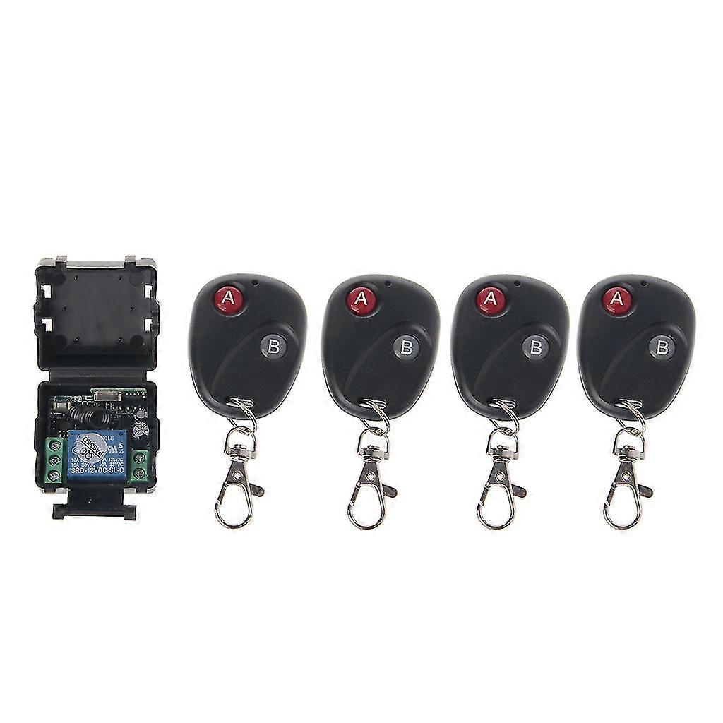Dc 12v 10a 433mhz Wireless Rf Relay Remote Control Switch Receiver Transmitter Kit