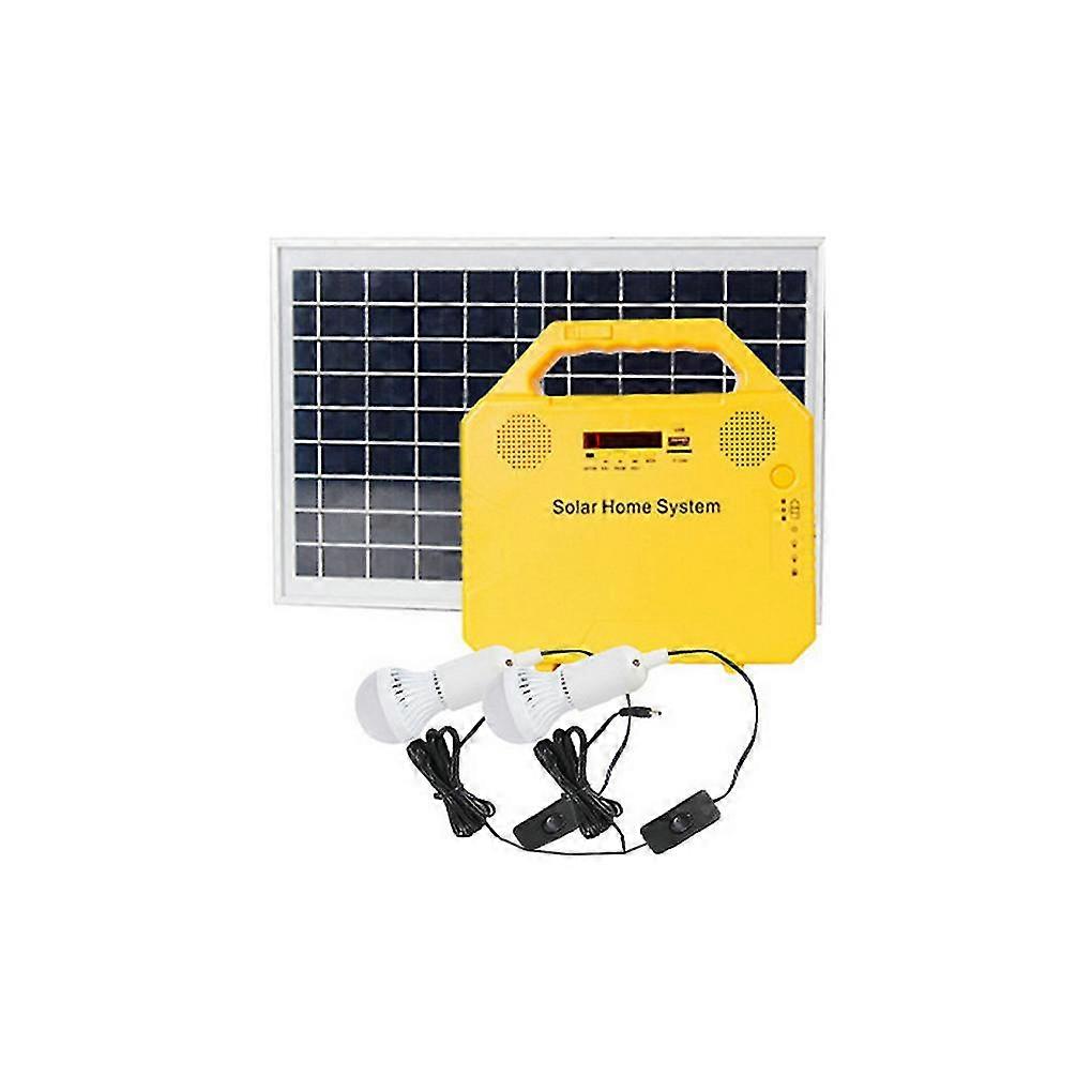 Solar Panel Electric Generator Camping Backpacking Emergency Light Ground Lantern For Camping