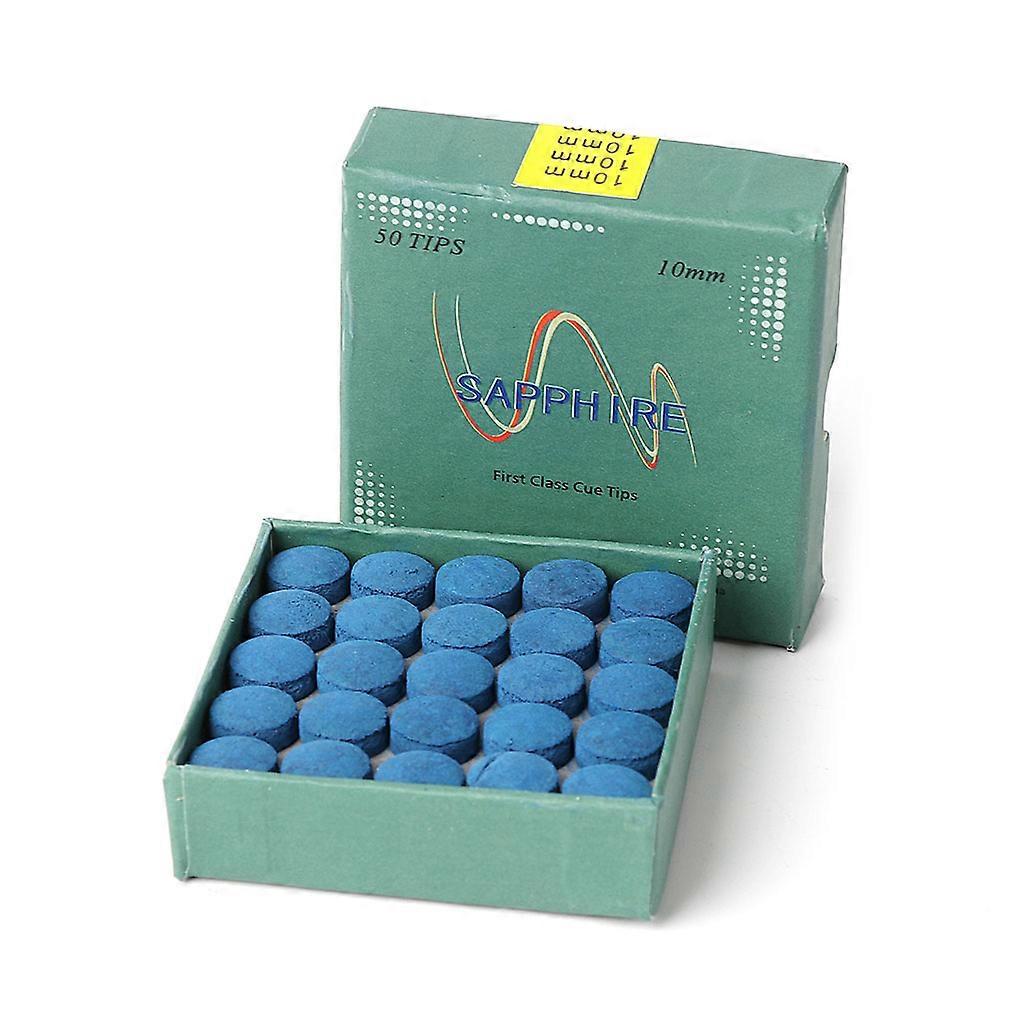 50 Pieces Cue Tips Pool Tips Snooker Tips Blue Snooker Cue Tips Pool Cue Tips