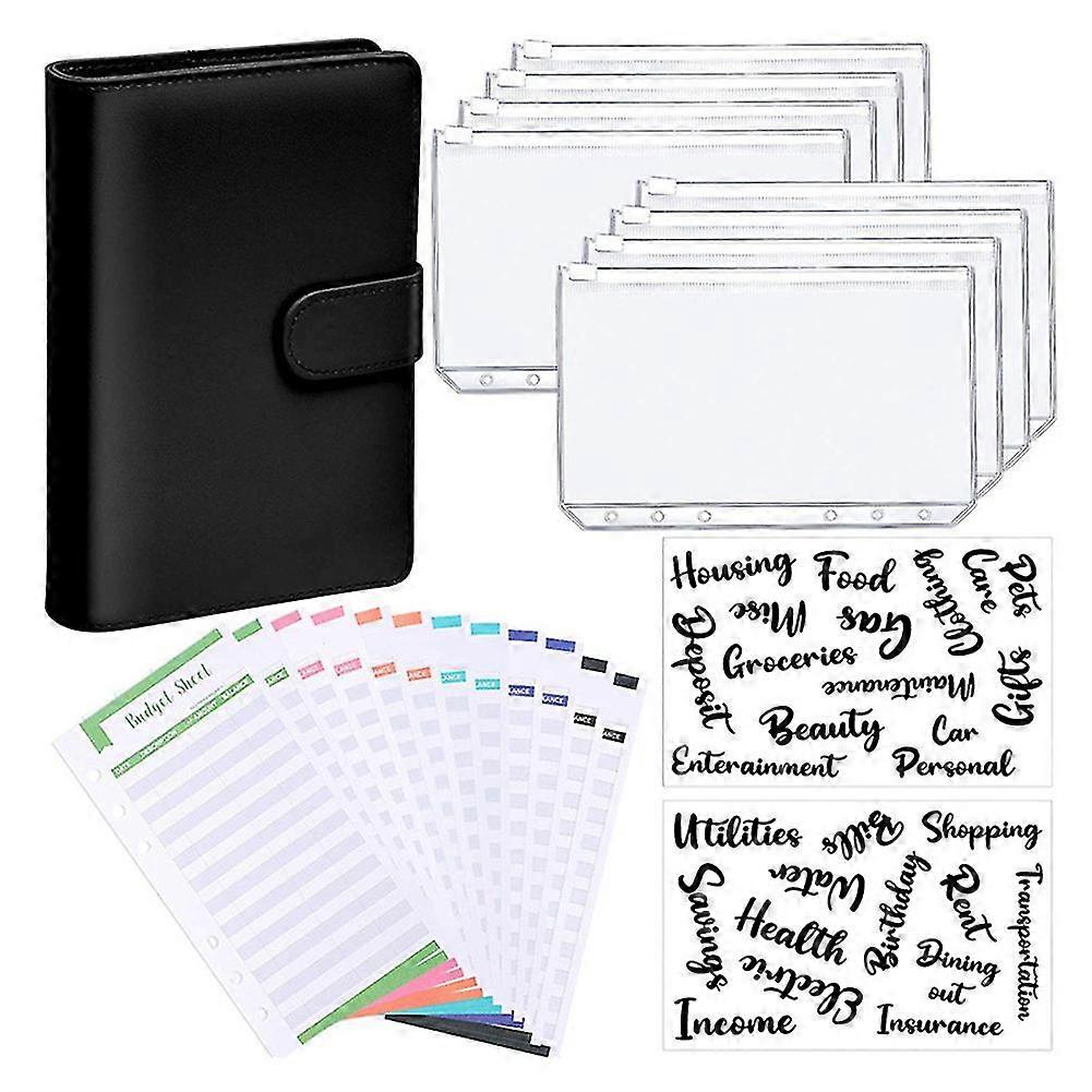 Macaron 6-Hole Loose-Leaf Books Set Handwriting Notebook for School Office