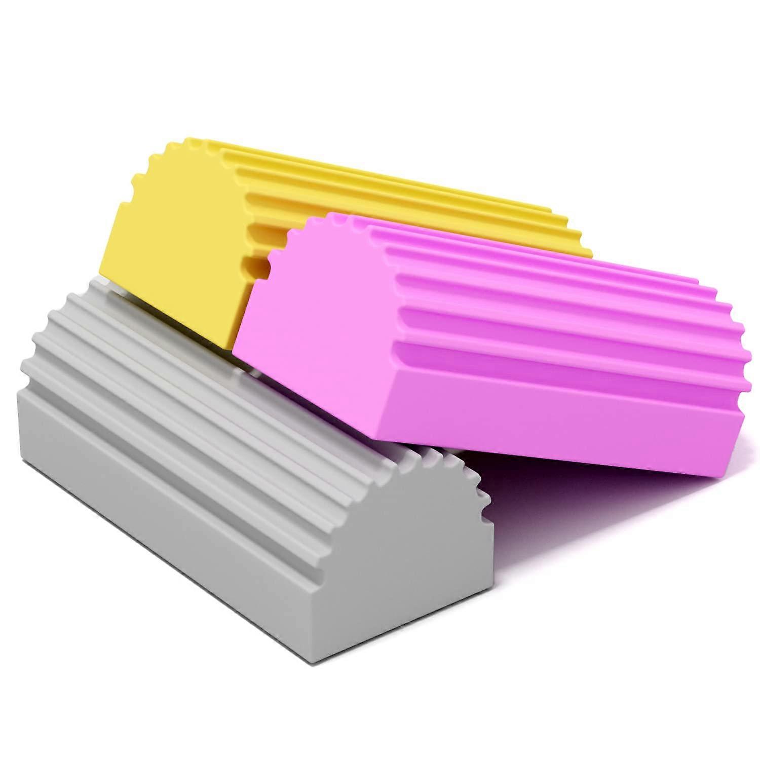 3pcs Absorbent Pva Sponge Damp Clean Duster Sponge, Cleaning Sponge Duster Block, Household