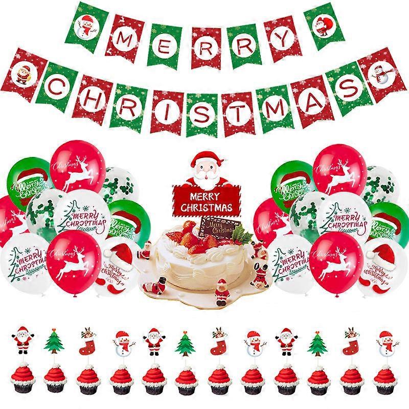 Merry Christmas banners, Happy