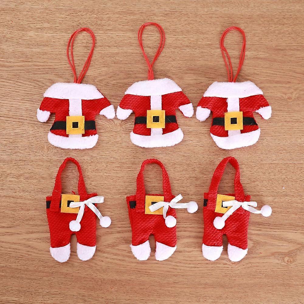 6pcs New Year Chirstmas Tableware Holder Knife
