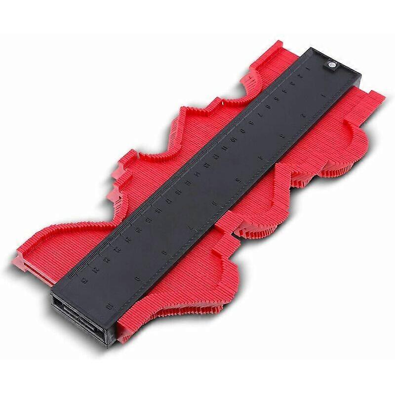 Irregular Profile Gauge Radian Gauge Profile Gauge (25CM Red) Suitable for Tool Room